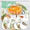 96 Pcs Storybook Baby Shower Decoration Tableware 350 GSM A New Chapter Will Soon Begin Book Plates Napkins Forks Set